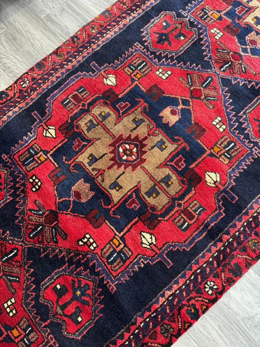 Persian Hamadan Runner Rug | 3' 3