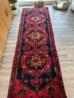 Persian Hamadan Runner Rug | 3' 3