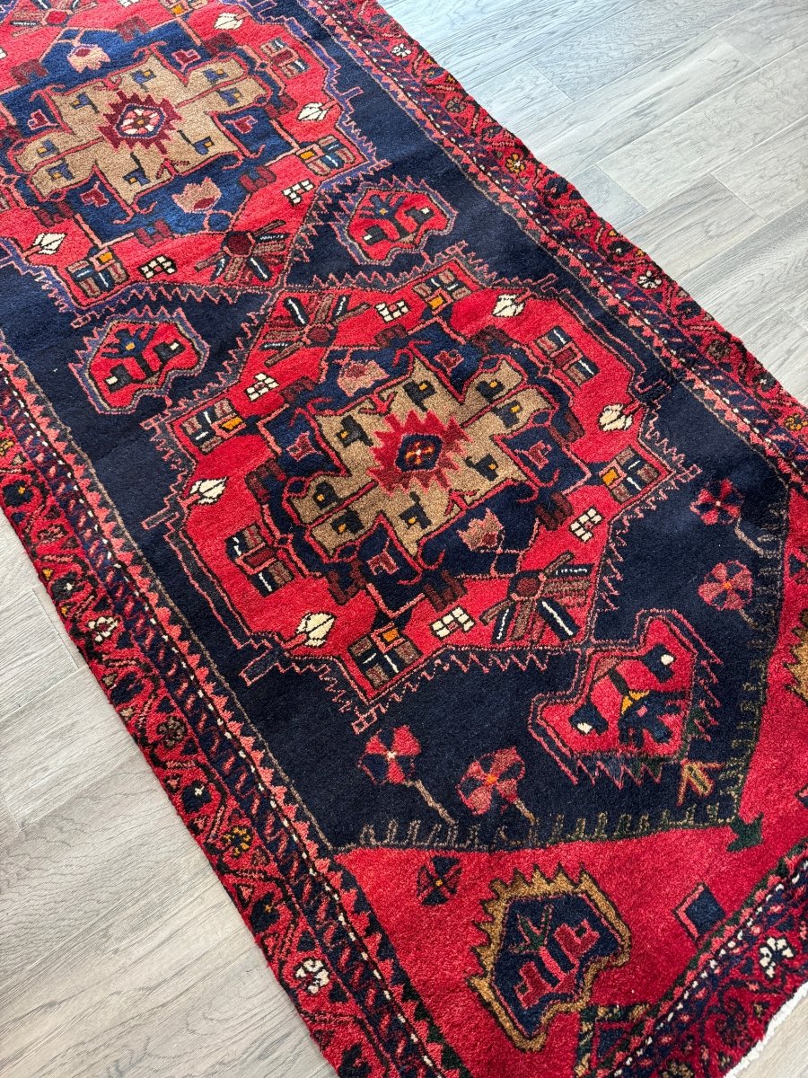 Persian Hamadan Runner Rug | 3' 3