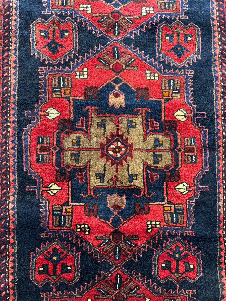 Persian Hamadan Runner Rug | 3' 3