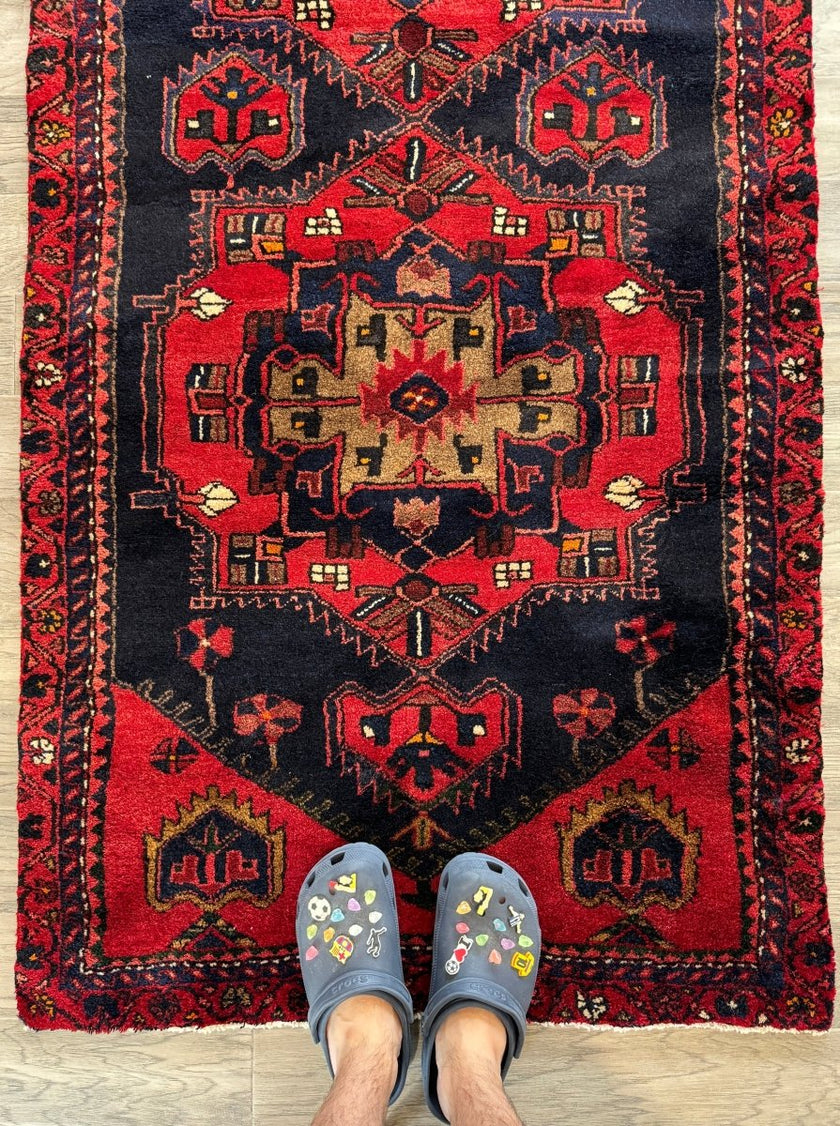 Persian Hamadan Runner Rug | 3' 3
