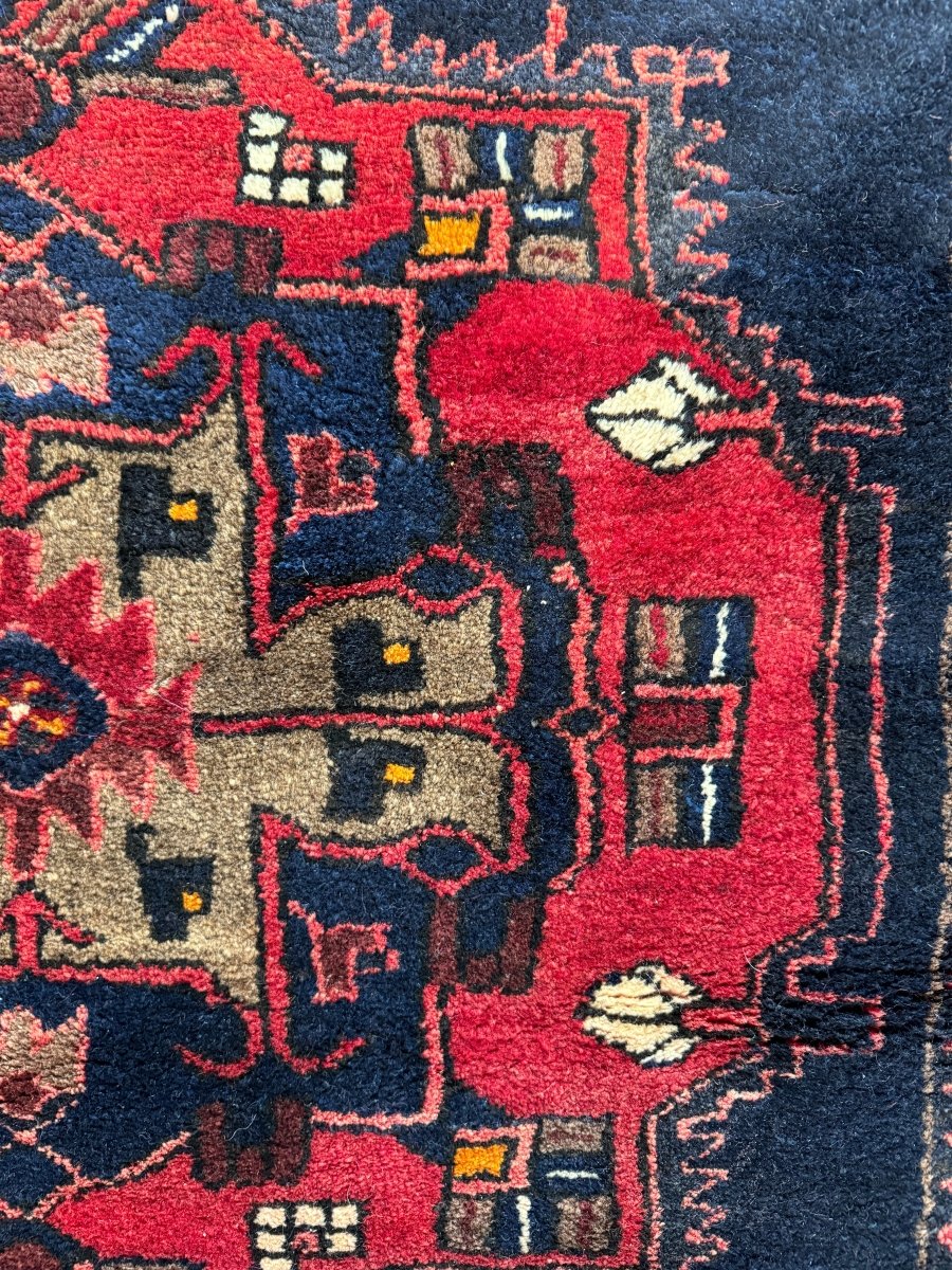 Persian Hamadan Runner Rug | 3' 3
