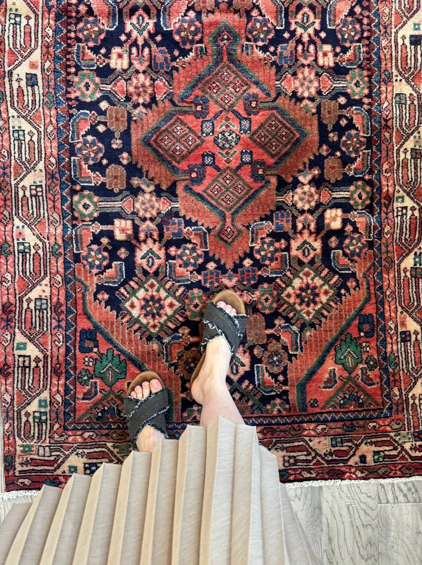 Persian Hamadan Runner Rug | 3' 3