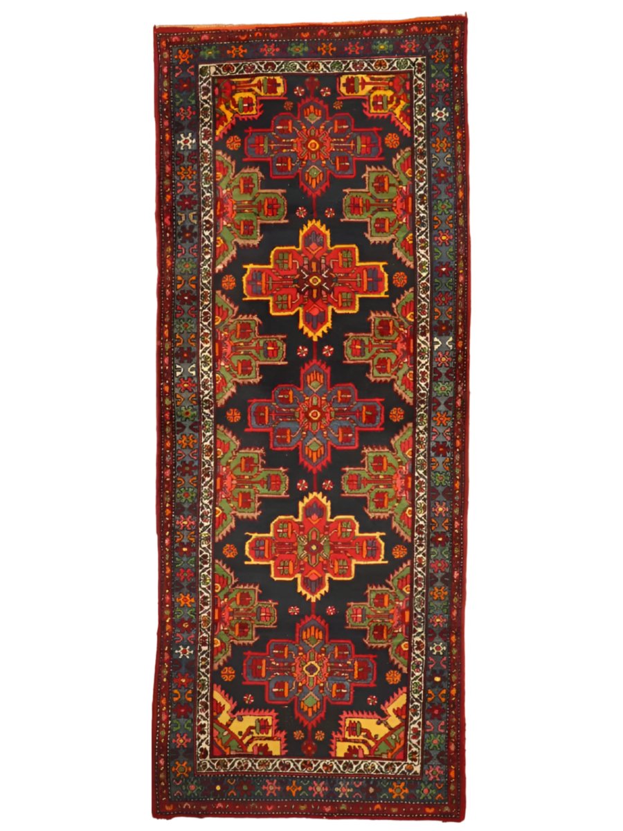 Persian Hamadan Runner Rug | 3' 5