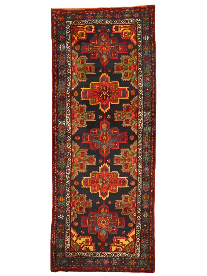 Persian Hamadan Runner Rug | 3' 5
