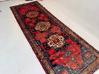 Persian Hamadan Runner Rug | 3' 6” x 9' 8