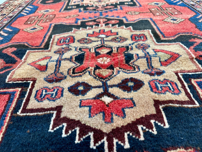 Persian Hamadan Runner Rug | 3' 6” x 9' 8