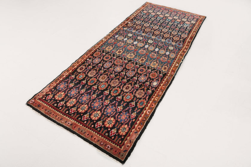 Persian Hamadan Runner Rug | 3' 9