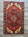 Persian Hamedan Rug | 1' 10