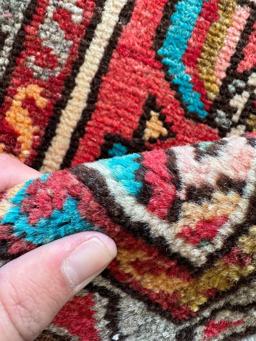 Persian Hamedan Rug | 1' 10