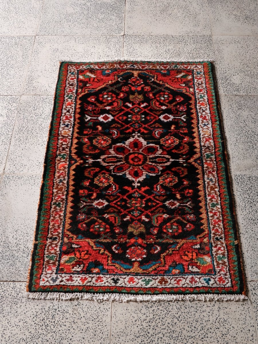 Persian Hamedan Rug | 2' 2” x 3' 5