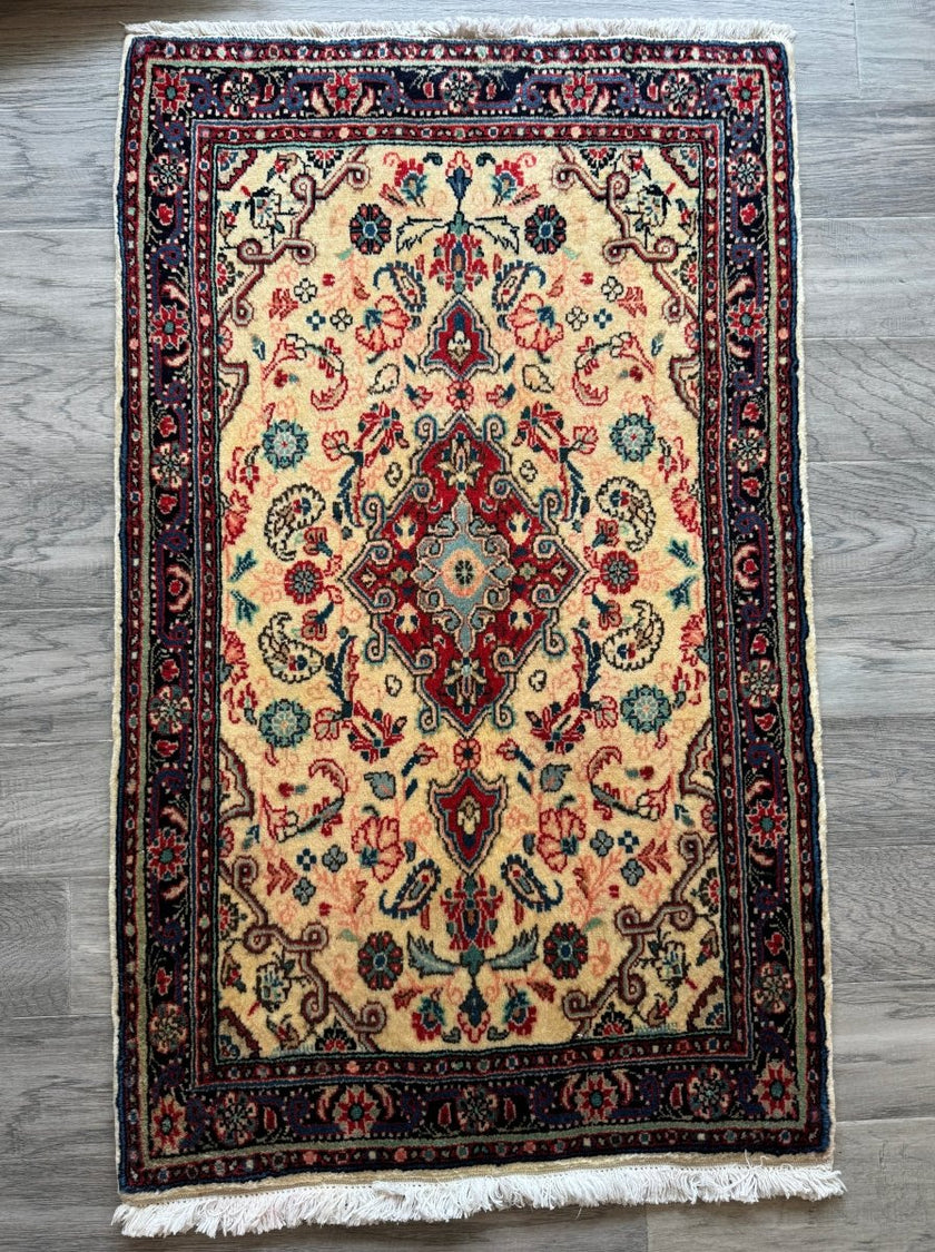 Persian Hamedan Rug | 2' 3