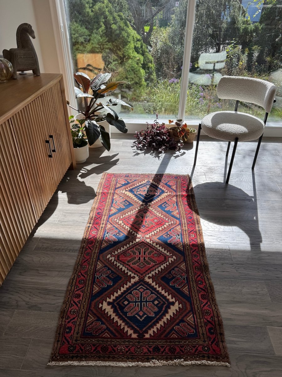 Persian Hamedan Rug | 2' 7