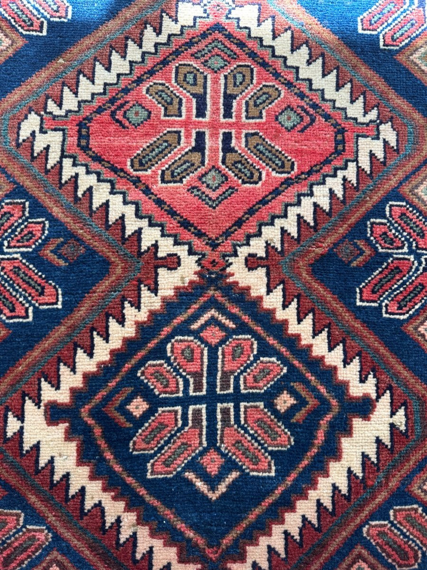 Persian Hamedan Rug | 2' 7