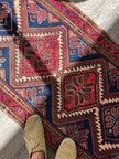 Persian Hamedan Rug | 2' 7
