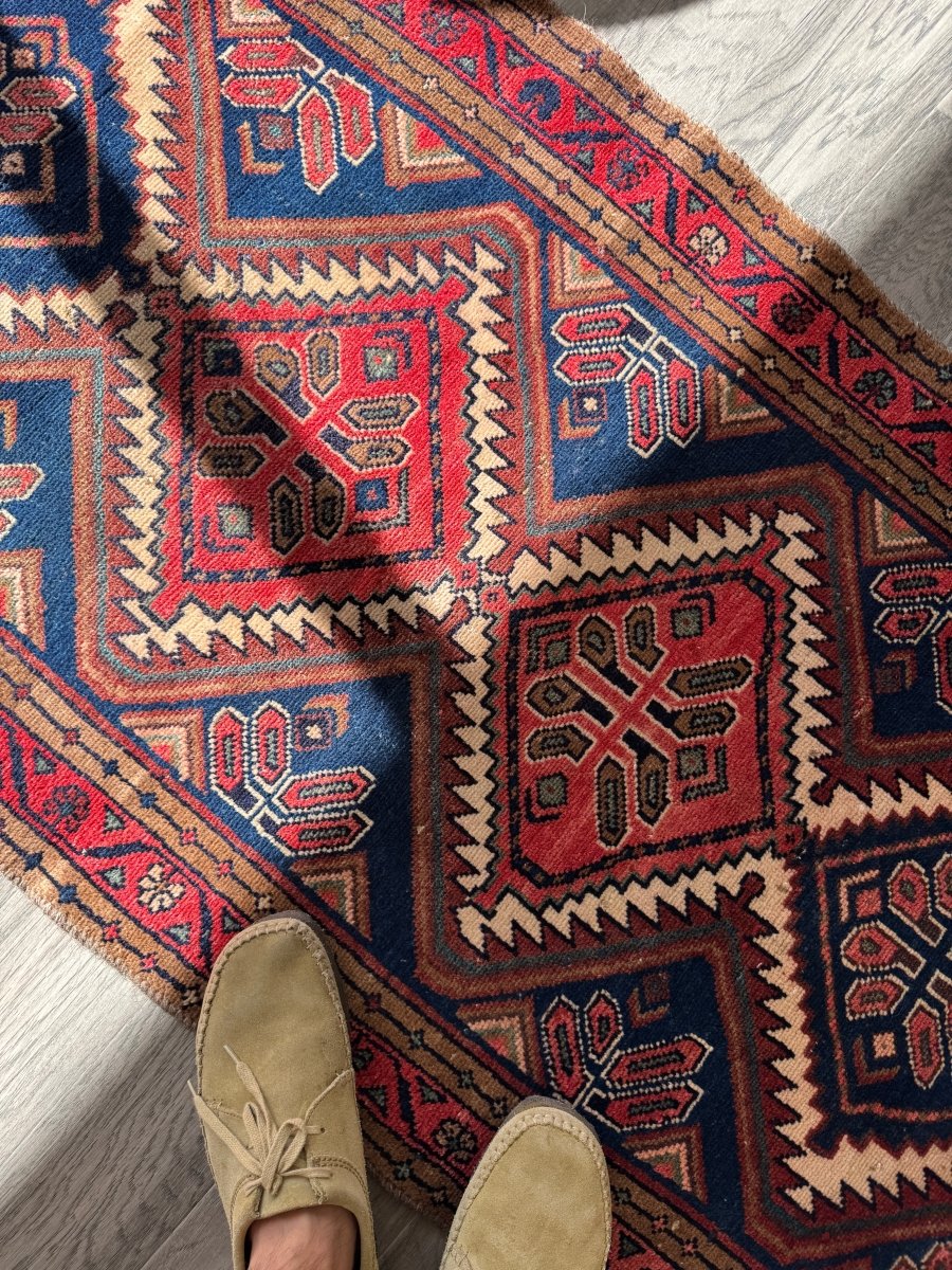 Persian Hamedan Rug | 2' 7