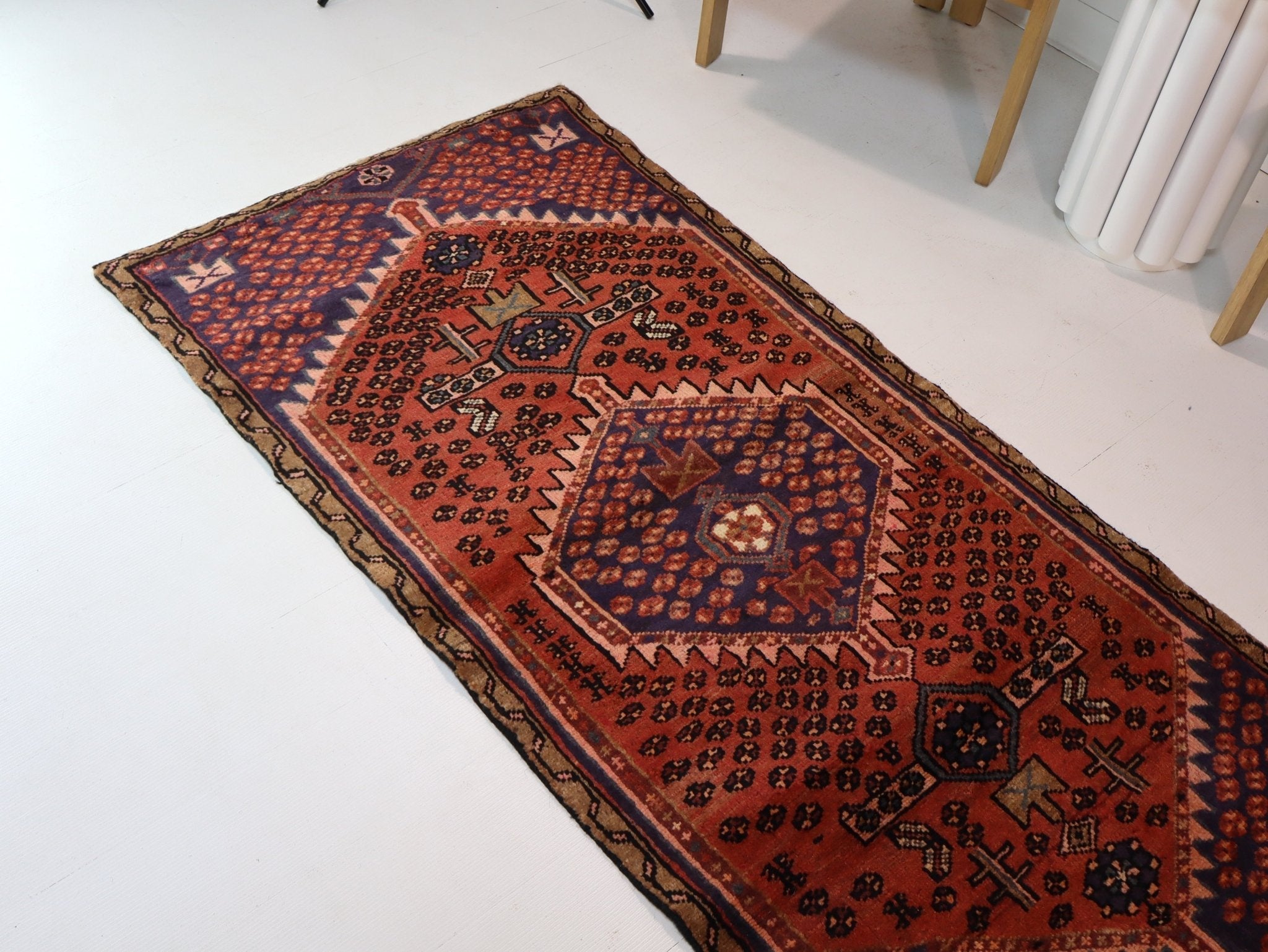 Persian Hamedan Rug | 2' 9” x 6'
