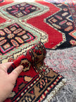 Persian Hamedan Rug | 3' 11