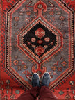 Persian Zanjan Rug | 3' 8” x 7'