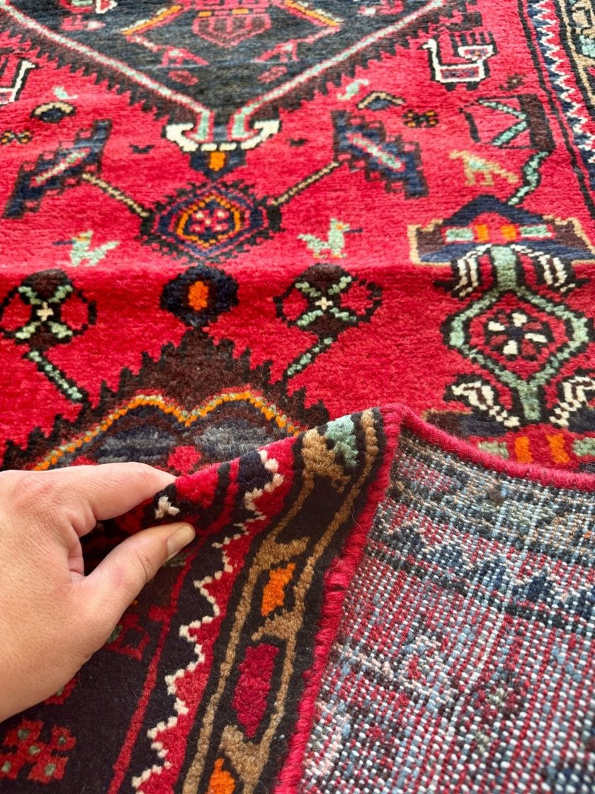 Persian Hamedan Runner Rug | 2' 4