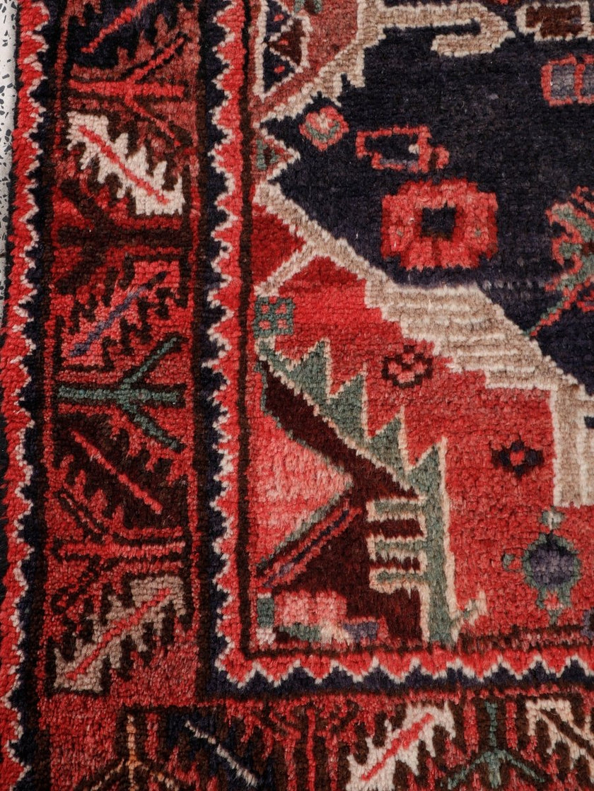 Persian Hamadan Runner Rug | 3' 5” x 10' 8
