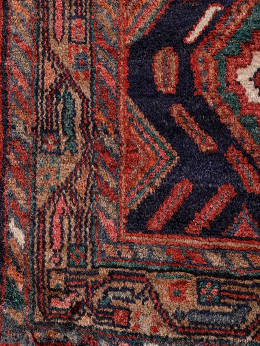 Persian Hamadan Runner Rug | 3' 5” x 8' 11