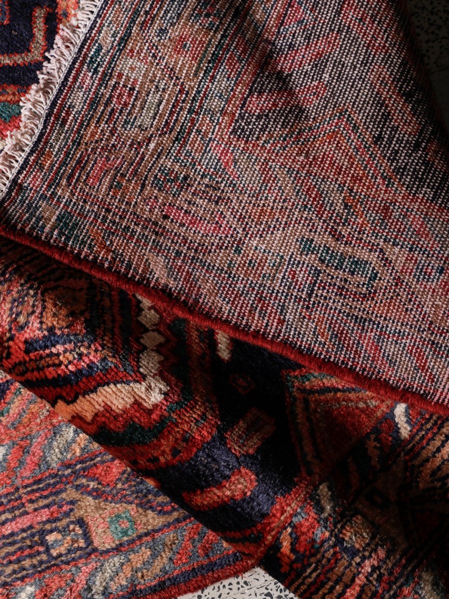 Persian Hamadan Runner Rug | 3' 5” x 8' 11