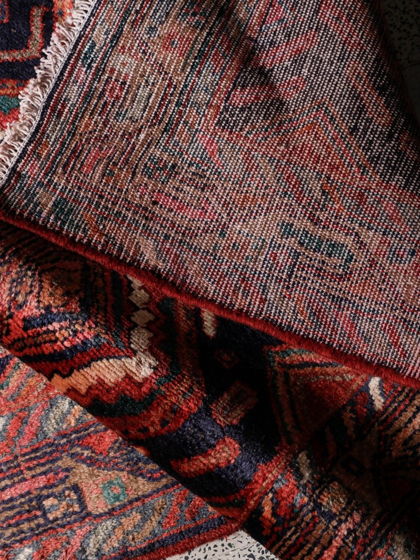 Persian Hamadan Runner Rug | 3' 5” x 8' 11