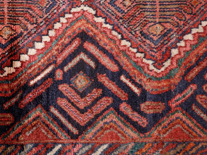 Persian Hamadan Runner Rug | 3' 5” x 8' 11