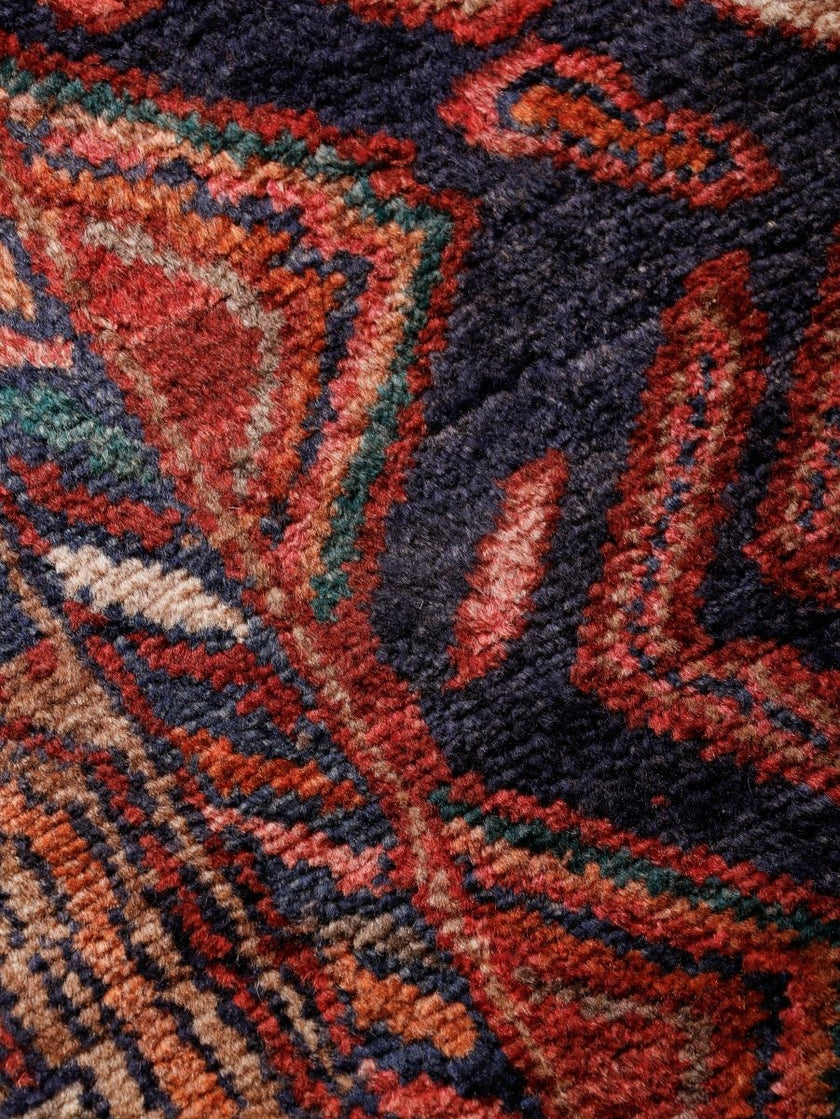 Persian Hamadan Runner Rug | 3' 5” x 8' 11