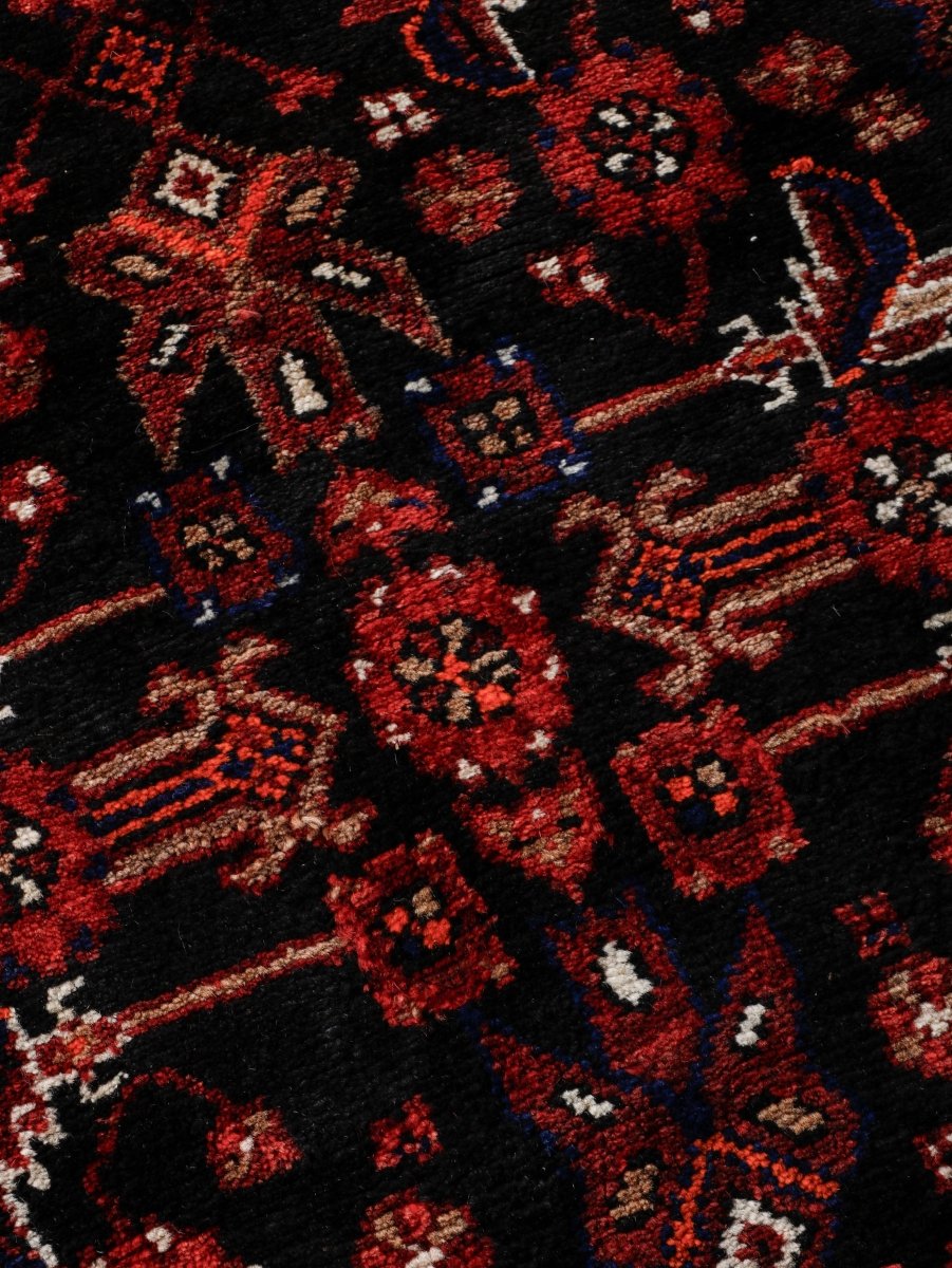 Persian Hamedan Runner Rug | 3' 8” x 9' 10