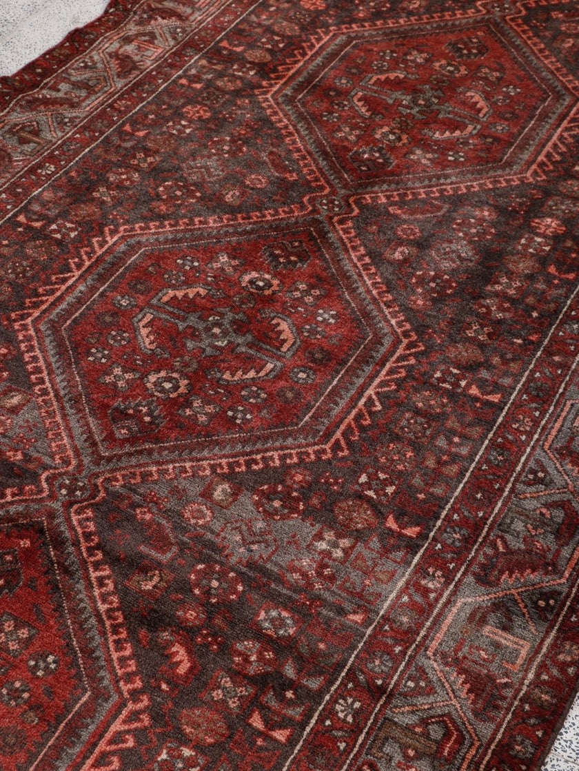 Persian Hamedan Runner Rug | 4' 5” x 13' 9