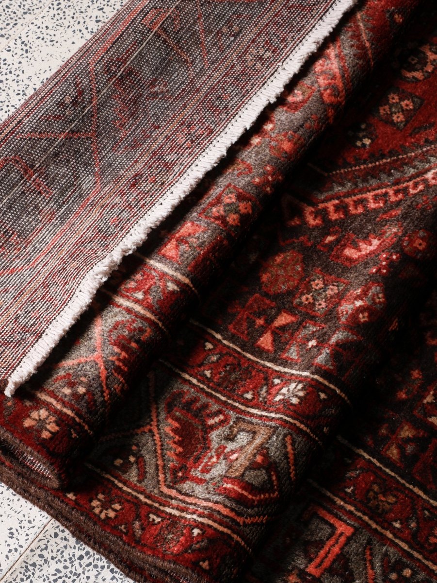 Persian Hamedan Runner Rug | 4' 5” x 13' 9