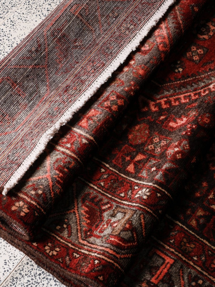Persian Hamedan Runner Rug | 4' 5” x 13' 9