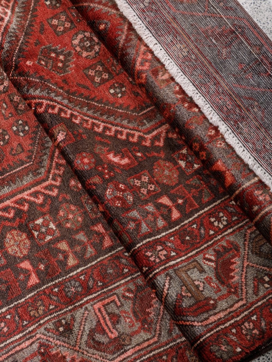 Persian Hamedan Runner Rug | 4' 5” x 13' 9