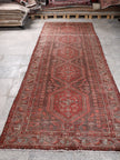 Persian Hamedan Runner Rug | 4' 5” x 13' 9