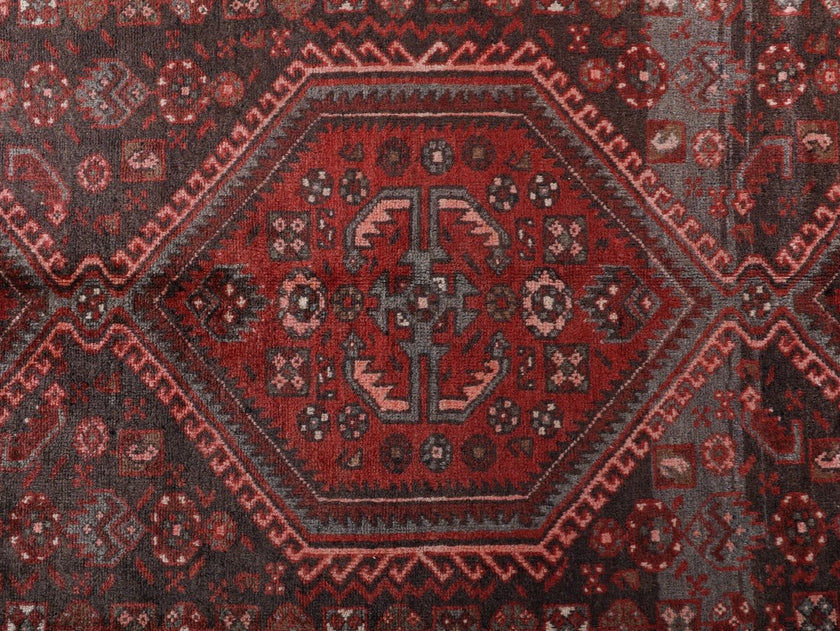 Persian Hamedan Runner Rug | 4' 5” x 13' 9