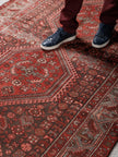 Persian Hamedan Runner Rug | 4' 5” x 13' 9