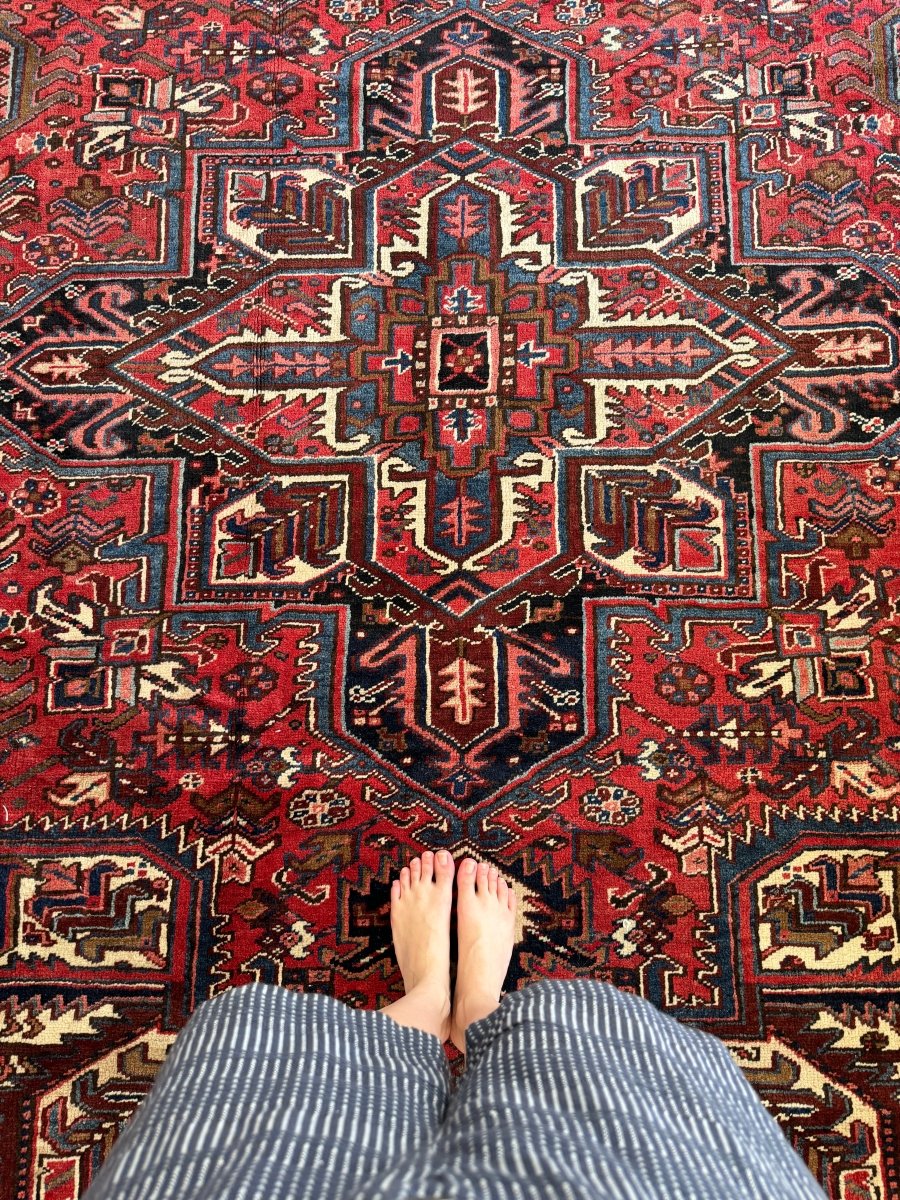 Persian Heriz Rug | 7' 4