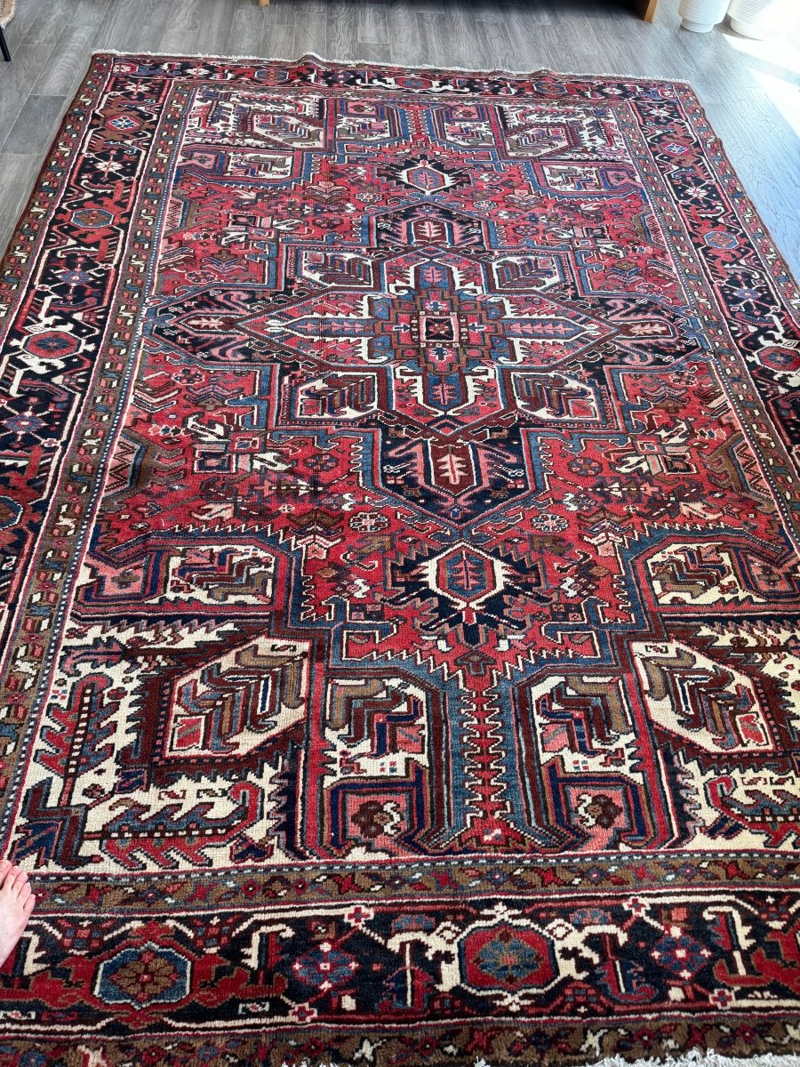 Persian Heriz Rug | 7' 4