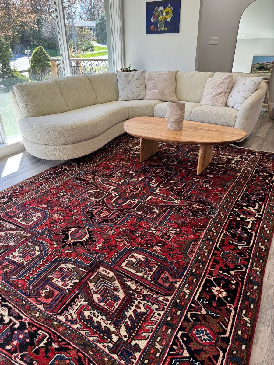 Persian Heriz Rug | 7' 4