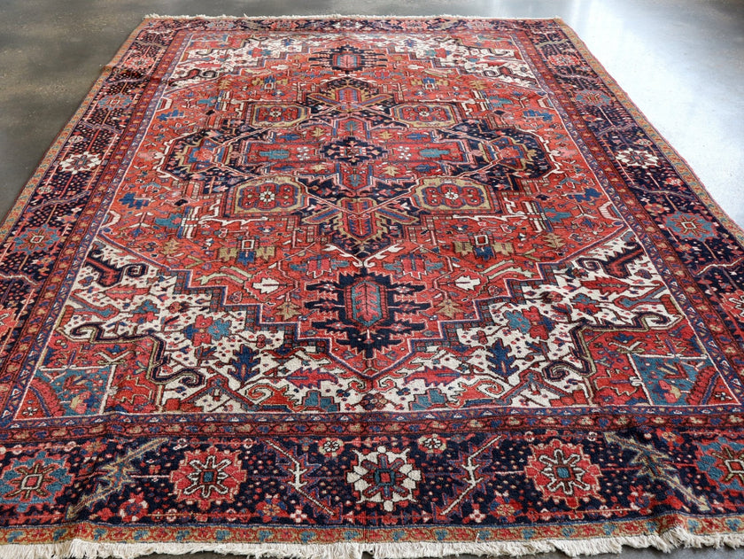 Persian Heriz Rug | 9' 5