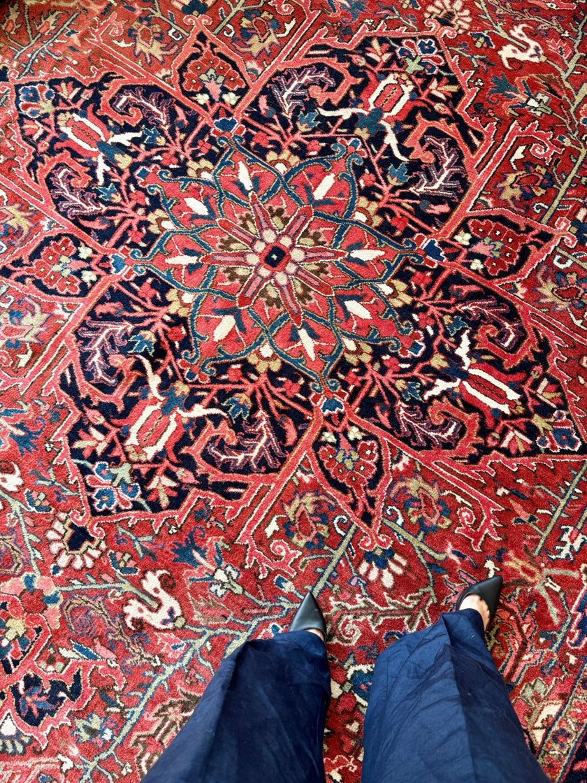Persian Heriz Rug | 9' 8