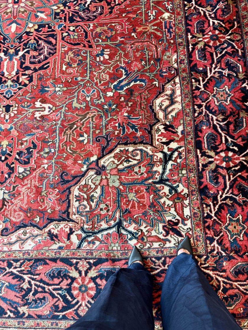 Persian Heriz Rug | 9' 8