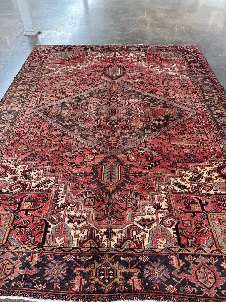 Persian Heriz Rug | 9' 8