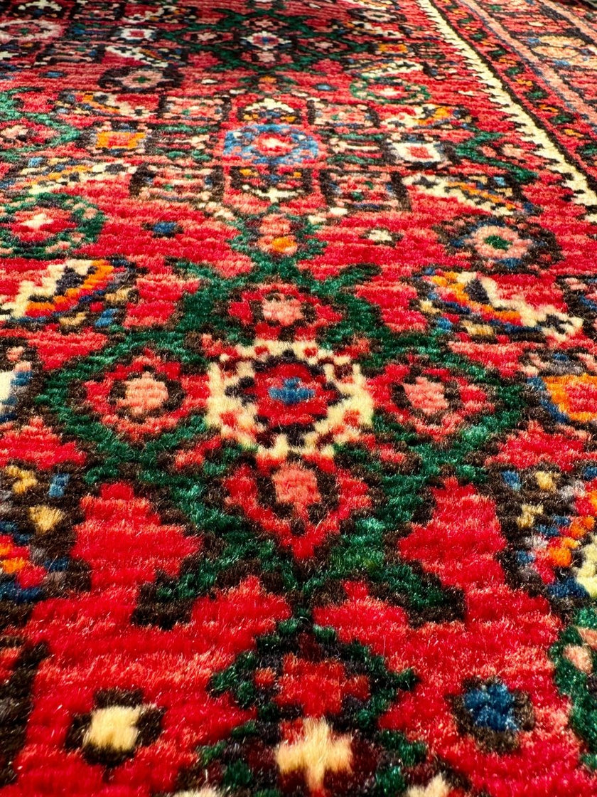 Persian Hossein Abad Runner Rug | 2' 11