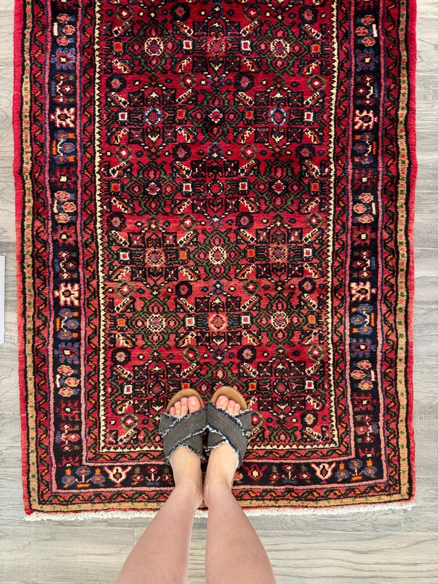 Persian Hosseinabad Runner Rug | 2' 11