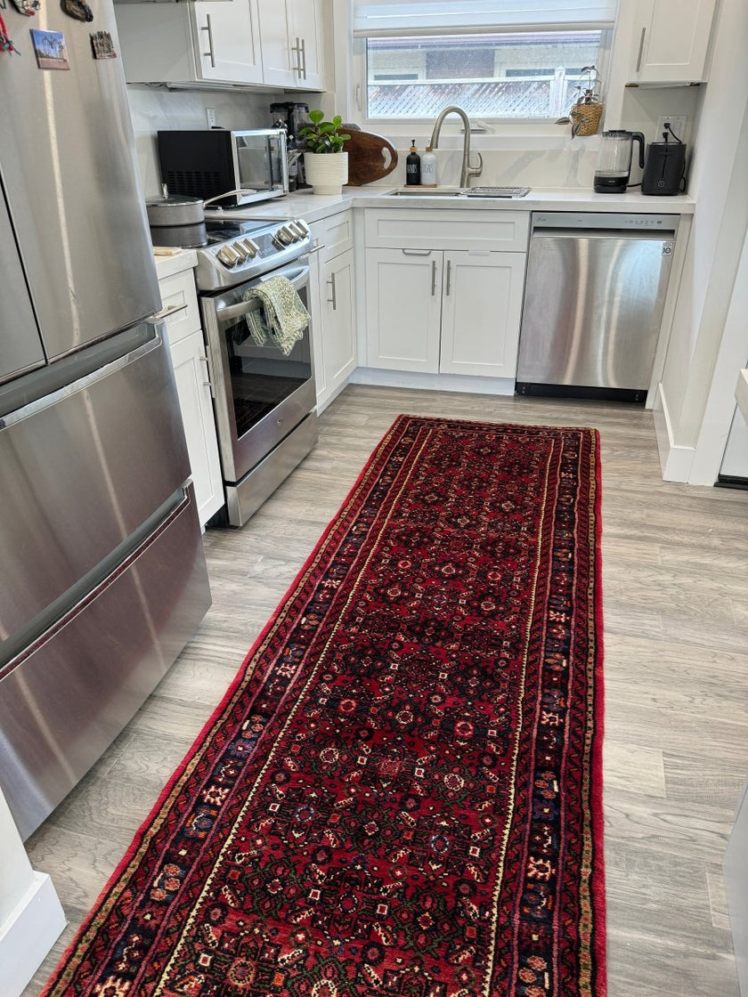 Persian Hosseinabad Runner Rug | 2' 11