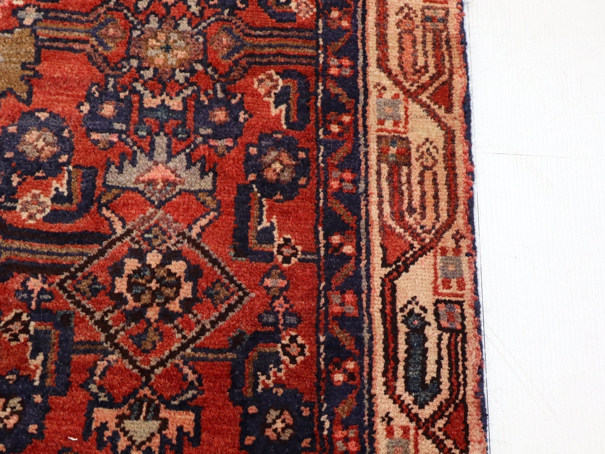 Persian Hosseinabad Runner Rug | 3' 2” x 12' 6