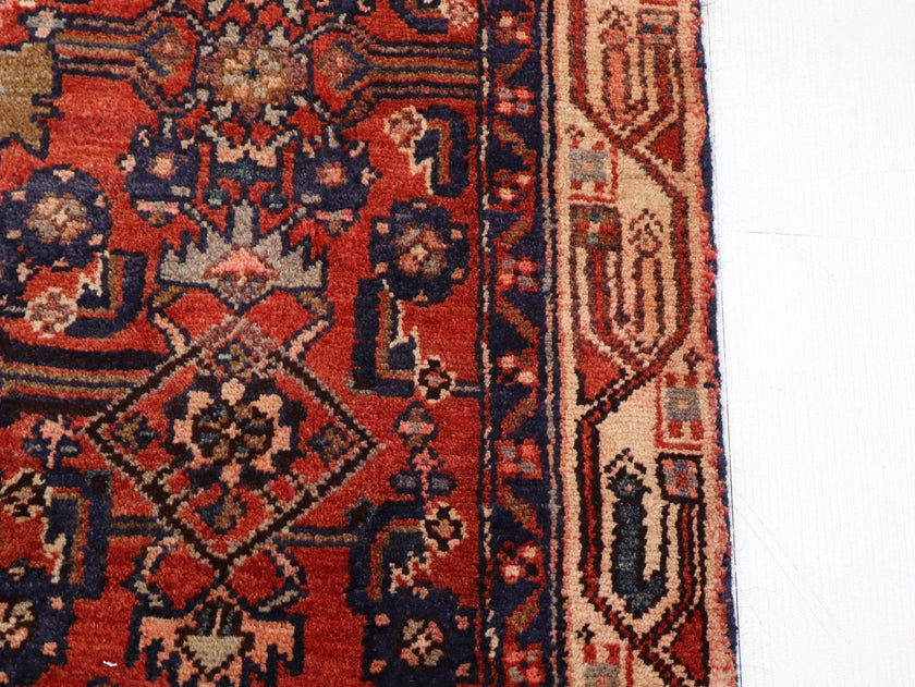 Persian Hosseinabad Runner Rug | 3' 2” x 12' 6